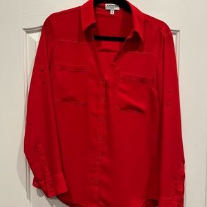 Express Medium Red Portifino Shirt